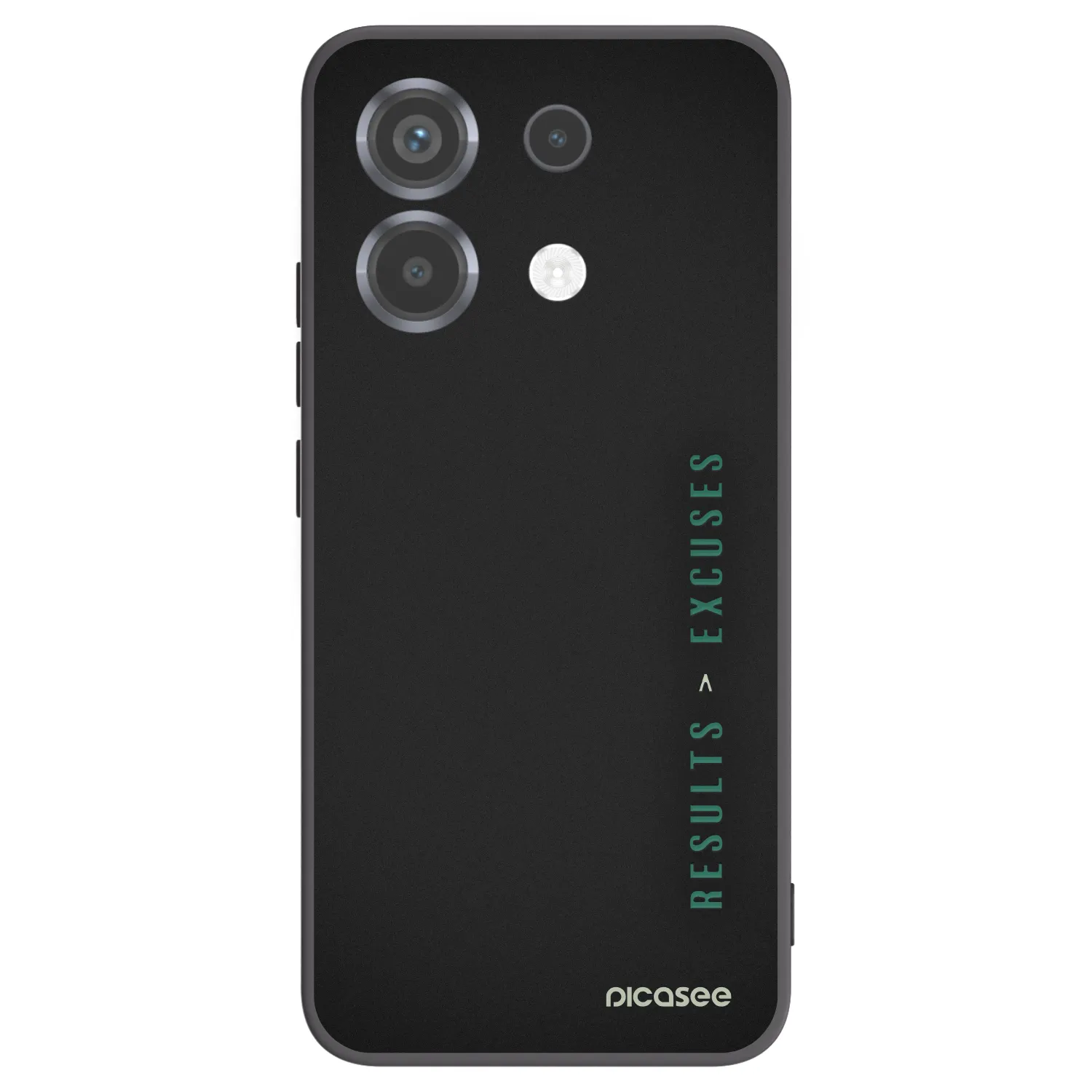 Picasee Μαύρη θήκη σιλικόνης για Xiaomi Poco X6 - Results x Excuses