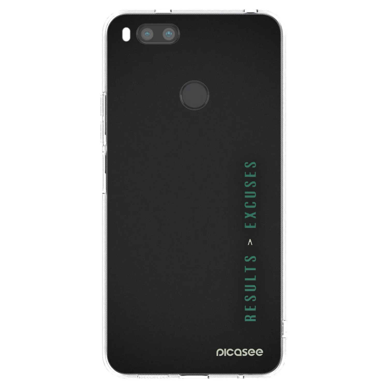 Picasee διαφανής θήκη σιλικόνης Xiaomi Mi A1 Global - Results x Excuses