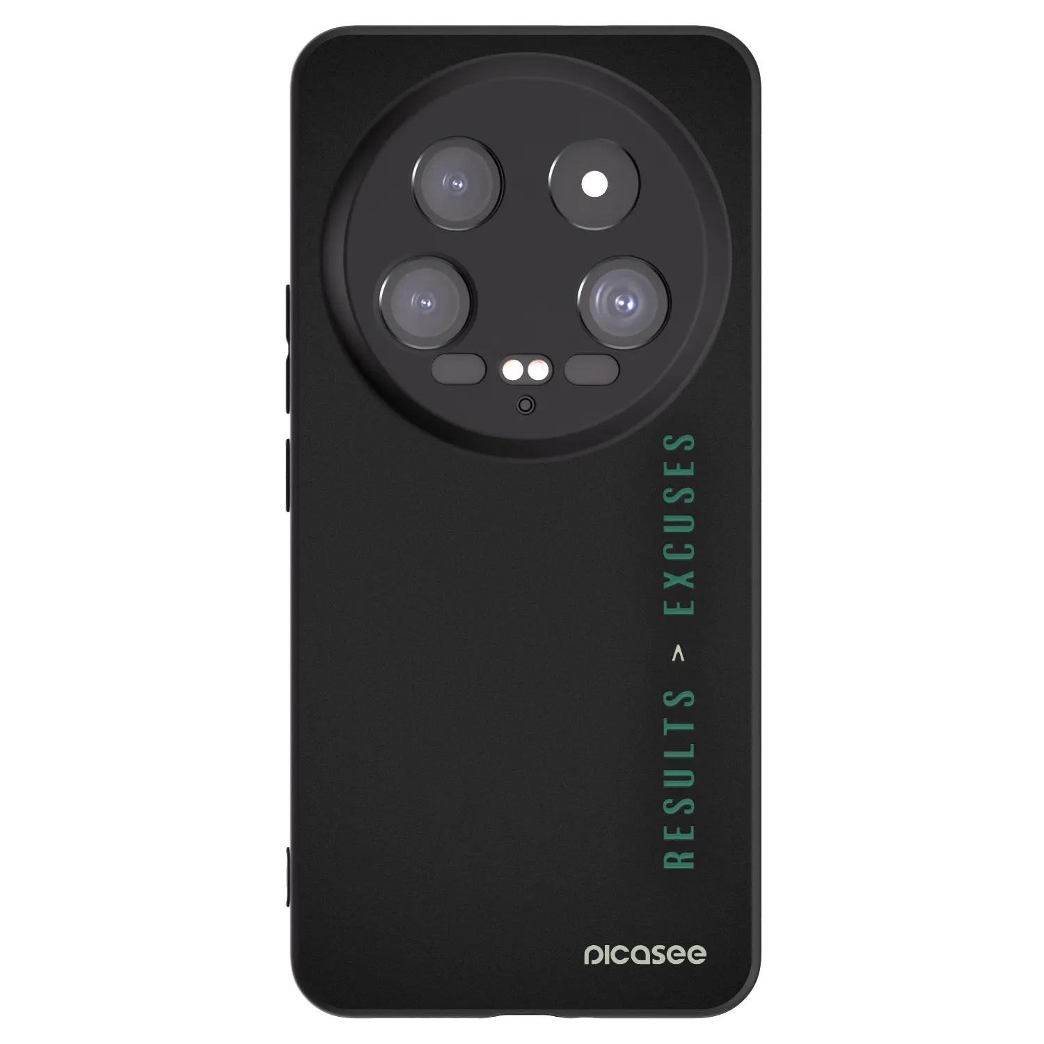 Picasee Μαύρη θήκη σιλικόνης για Xiaomi 14 Ultra - Results x Excuses