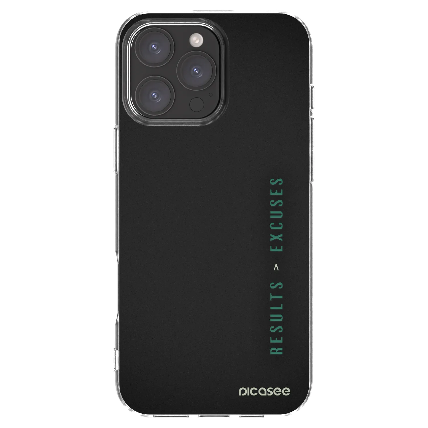 Picasee διαφανής θήκη σιλικόνης Apple iPhone 16 Pro Max - Results x Excuses
