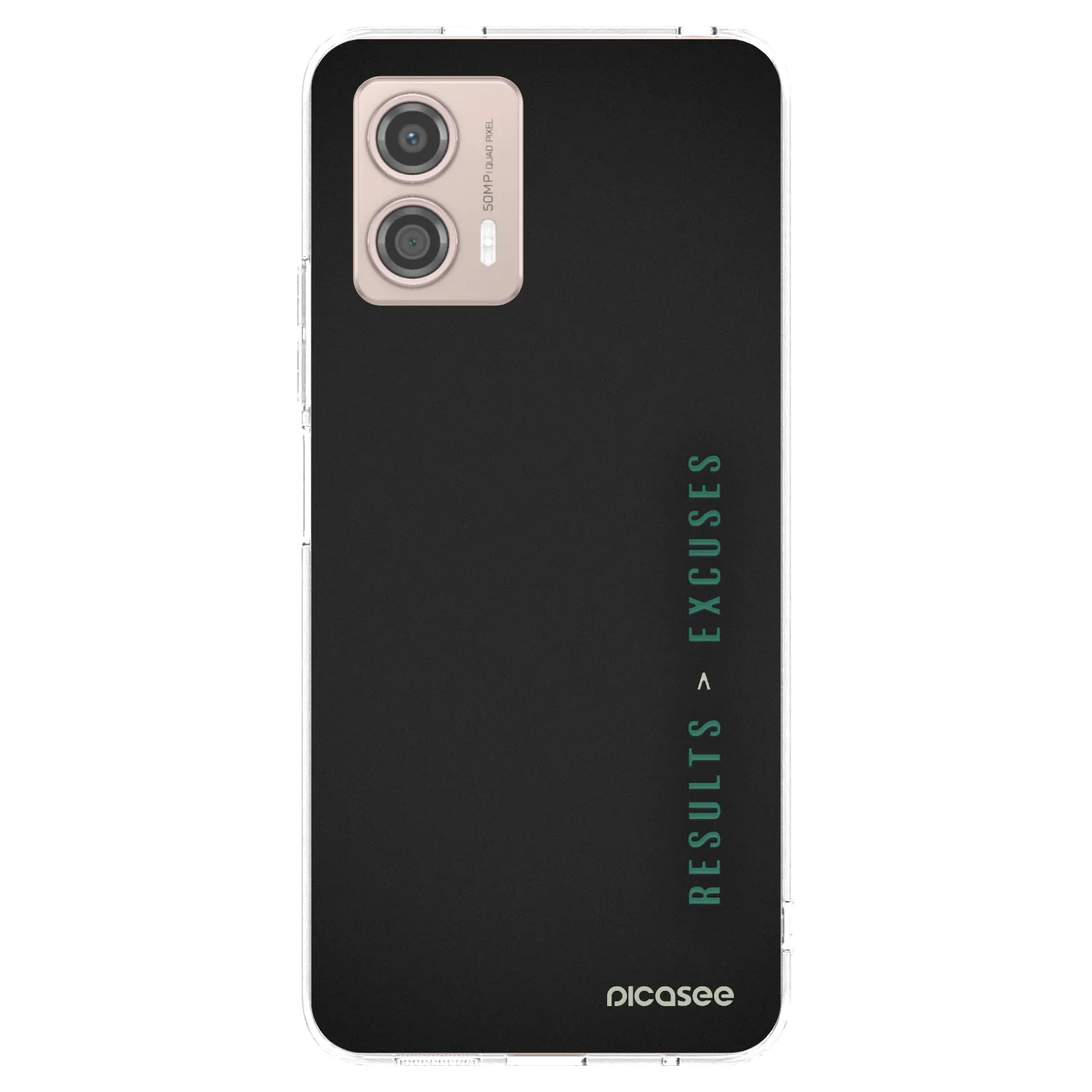 Picasee διαφανής θήκη σιλικόνης Motorola Moto G53 5G - Results x Excuses