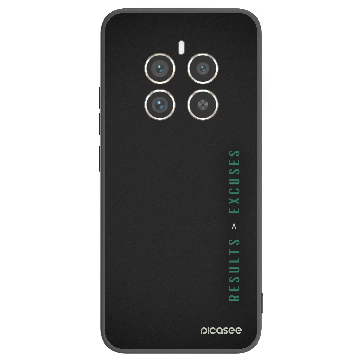 Picasee Μαύρη θήκη σιλικόνης για Realme 12 Pro 5G - Results x Excuses