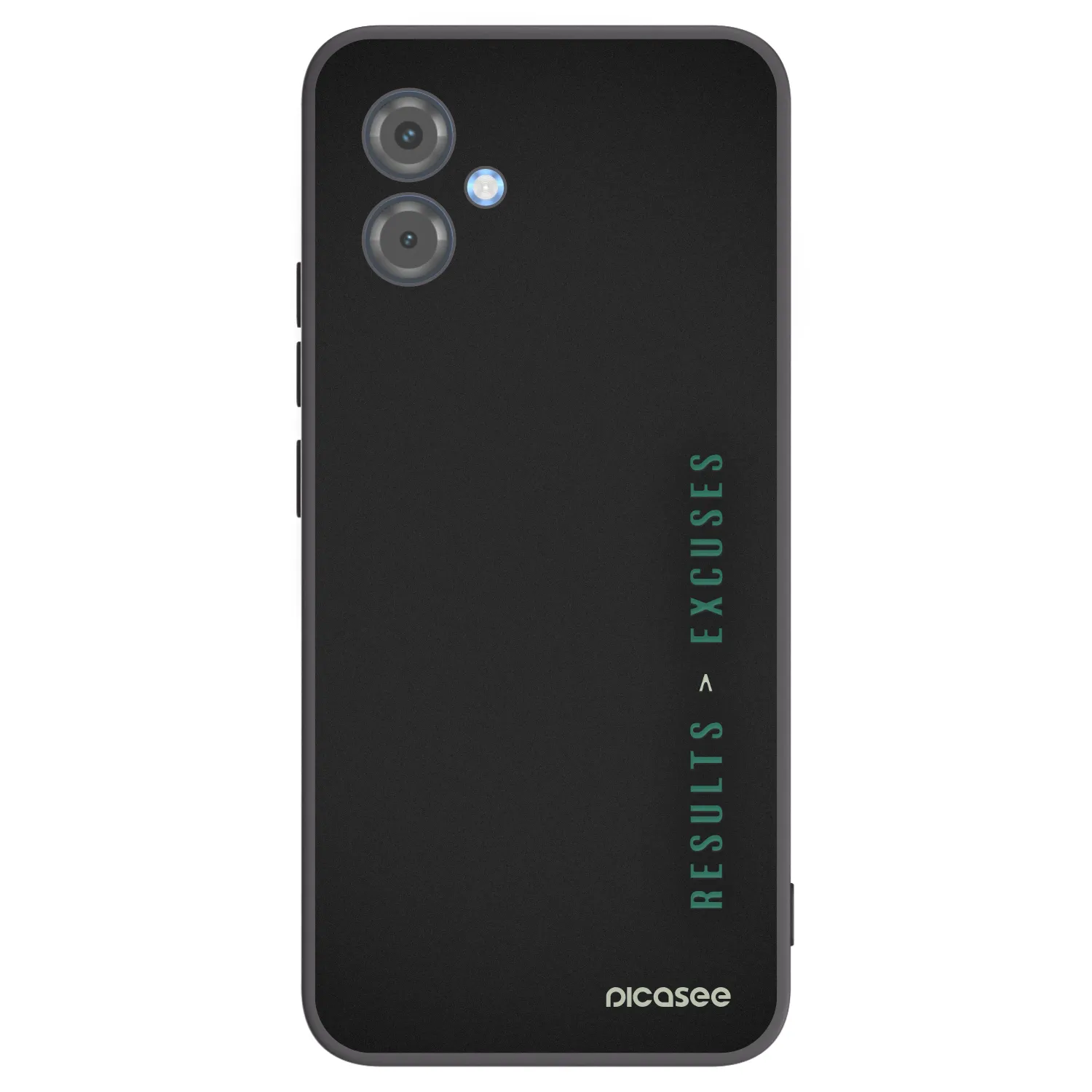 Picasee Μαύρη θήκη σιλικόνης για Motorola Moto G14 - Results x Excuses