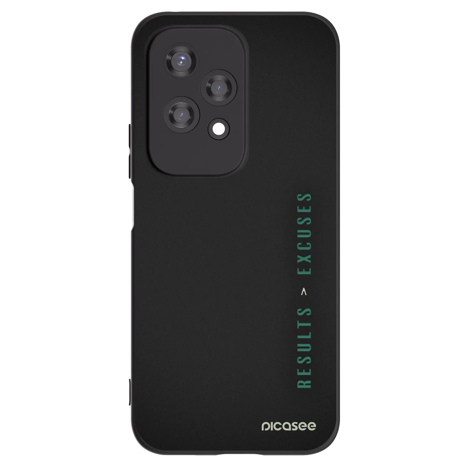 Picasee Μαύρη θήκη σιλικόνης για Honor 200 Lite - Results x Excuses