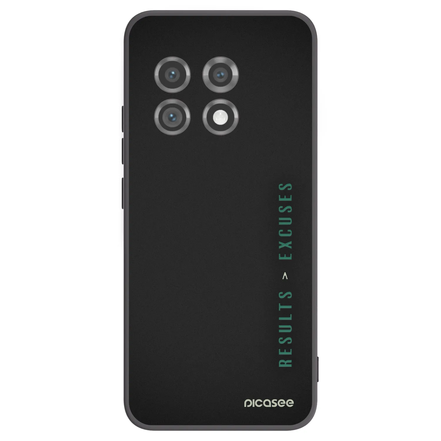 Picasee Μαύρη θήκη σιλικόνης για OnePlus 11 5G - Results x Excuses