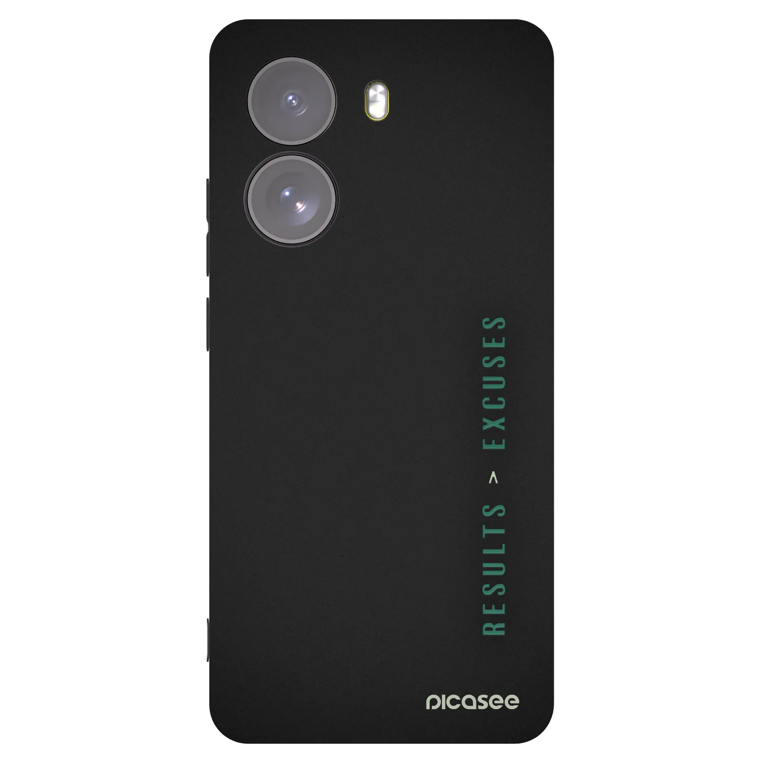 Picasee Μαύρη θήκη σιλικόνης για Xiaomi Poco X7 - Results x Excuses