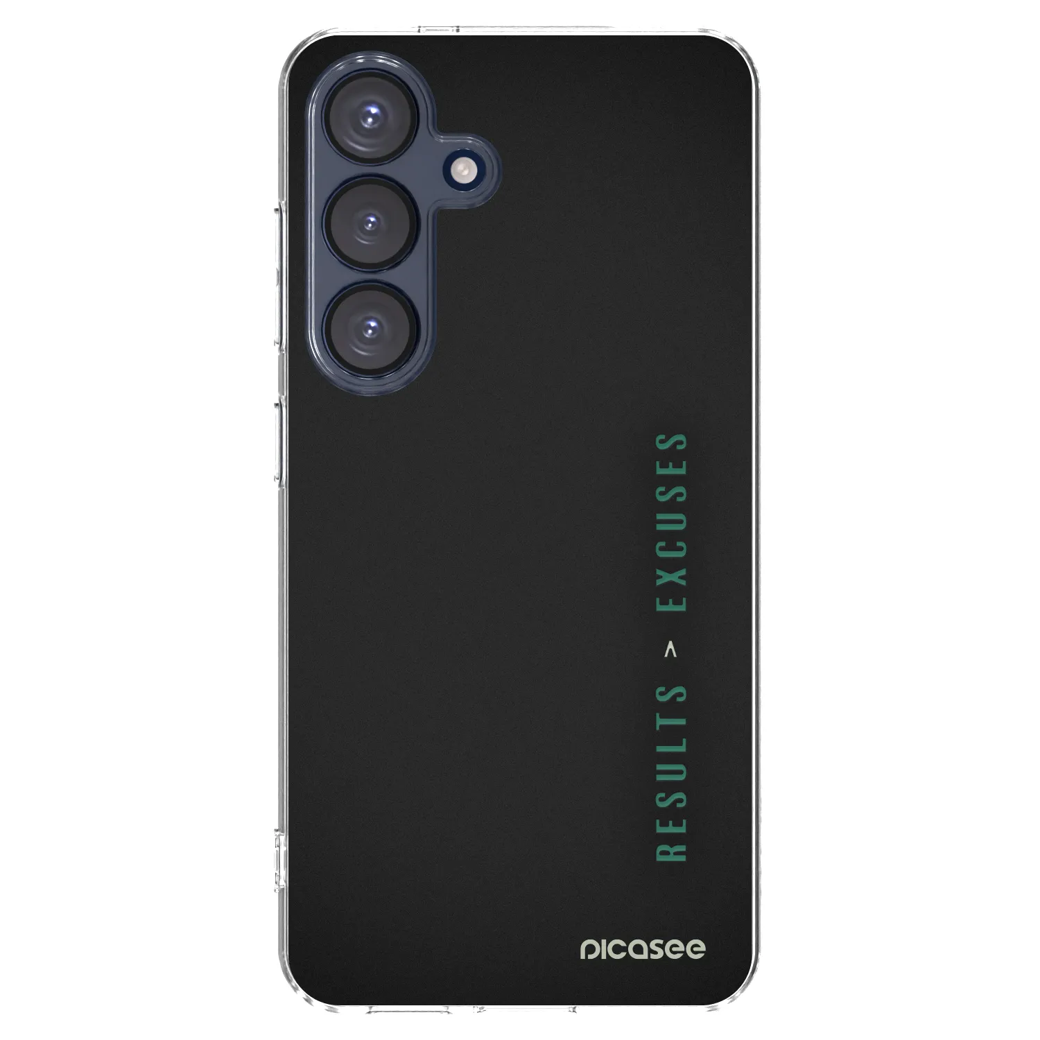 Picasee διαφανής θήκη σιλικόνης Samsung Galaxy S25 5G - Results x Excuses