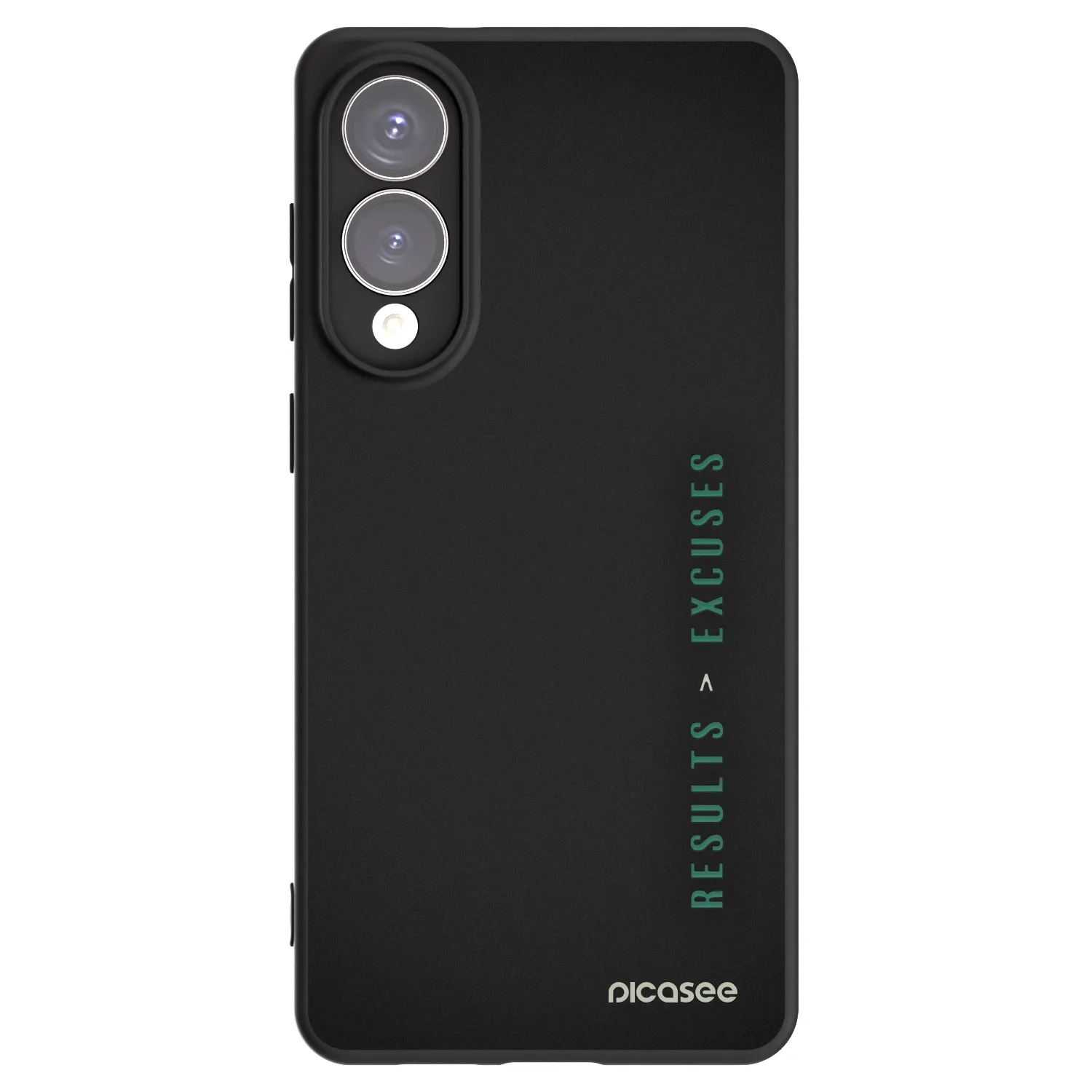 Picasee Μαύρη θήκη σιλικόνης για Samsung Galaxy S25 Edge 5G - Results x Excuses