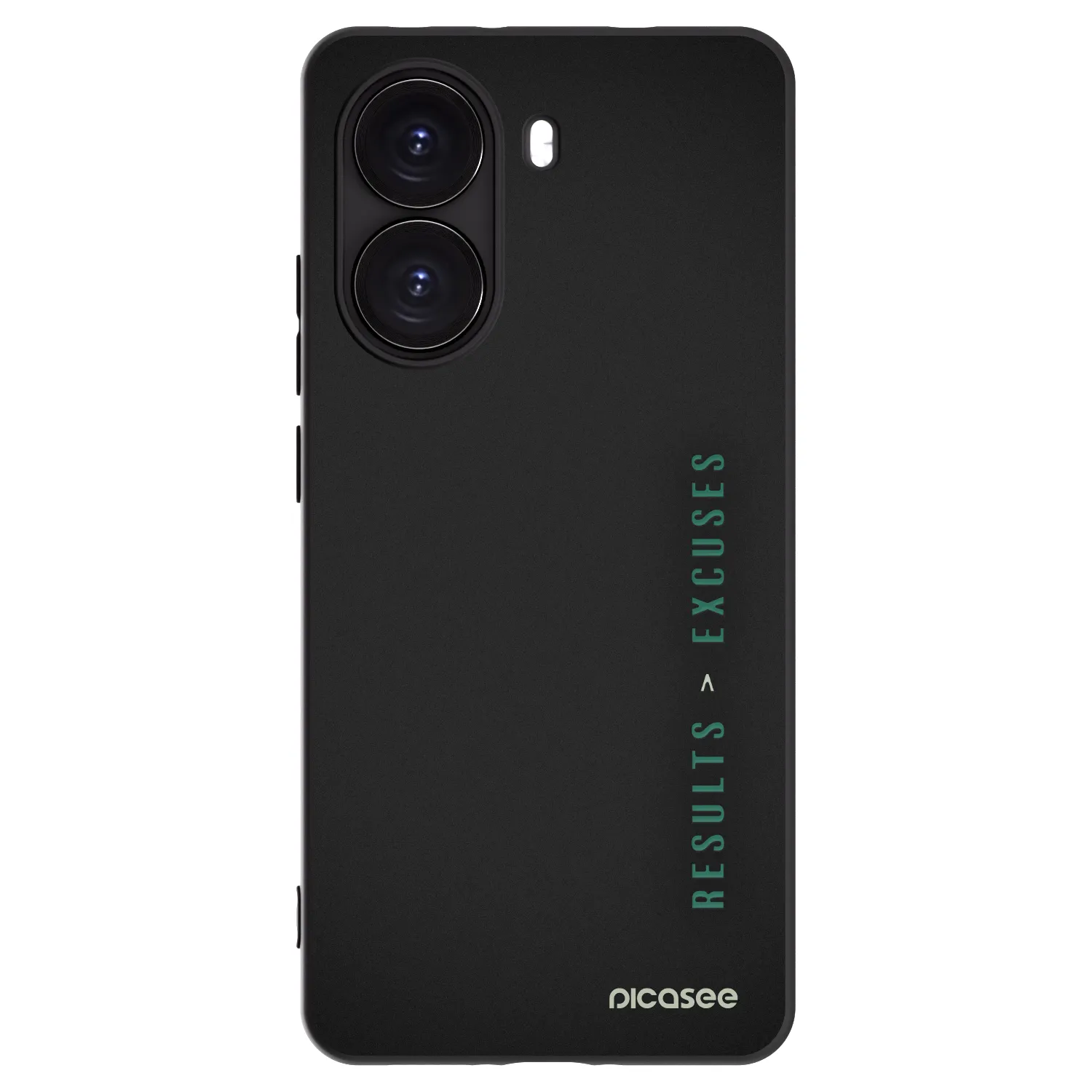 Picasee Μαύρη θήκη σιλικόνης για Xiaomi Poco X7 Pro 5G - Results x Excuses