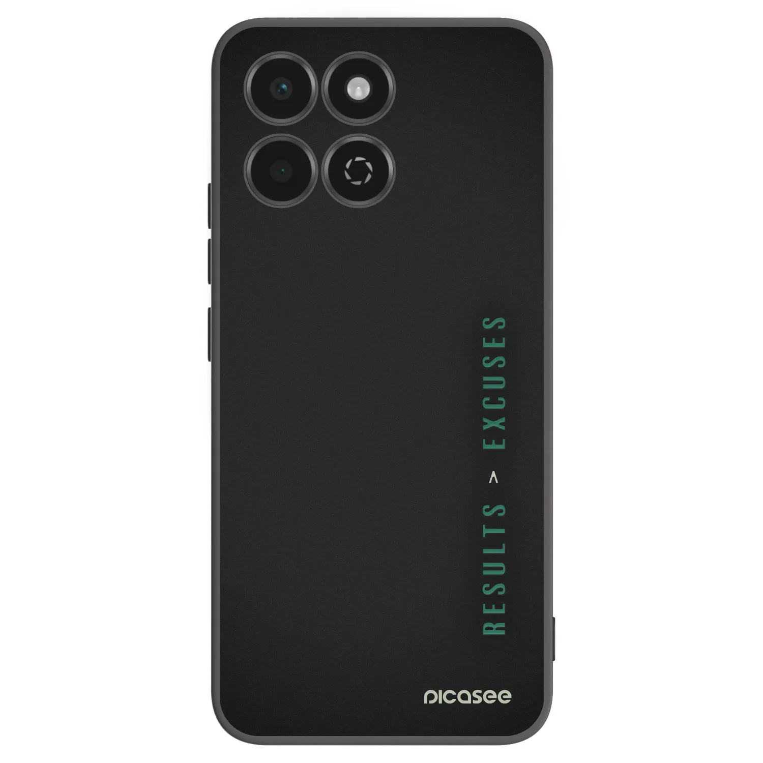 Picasee Μαύρη θήκη σιλικόνης για Honor 200 Smart 5G - Results x Excuses