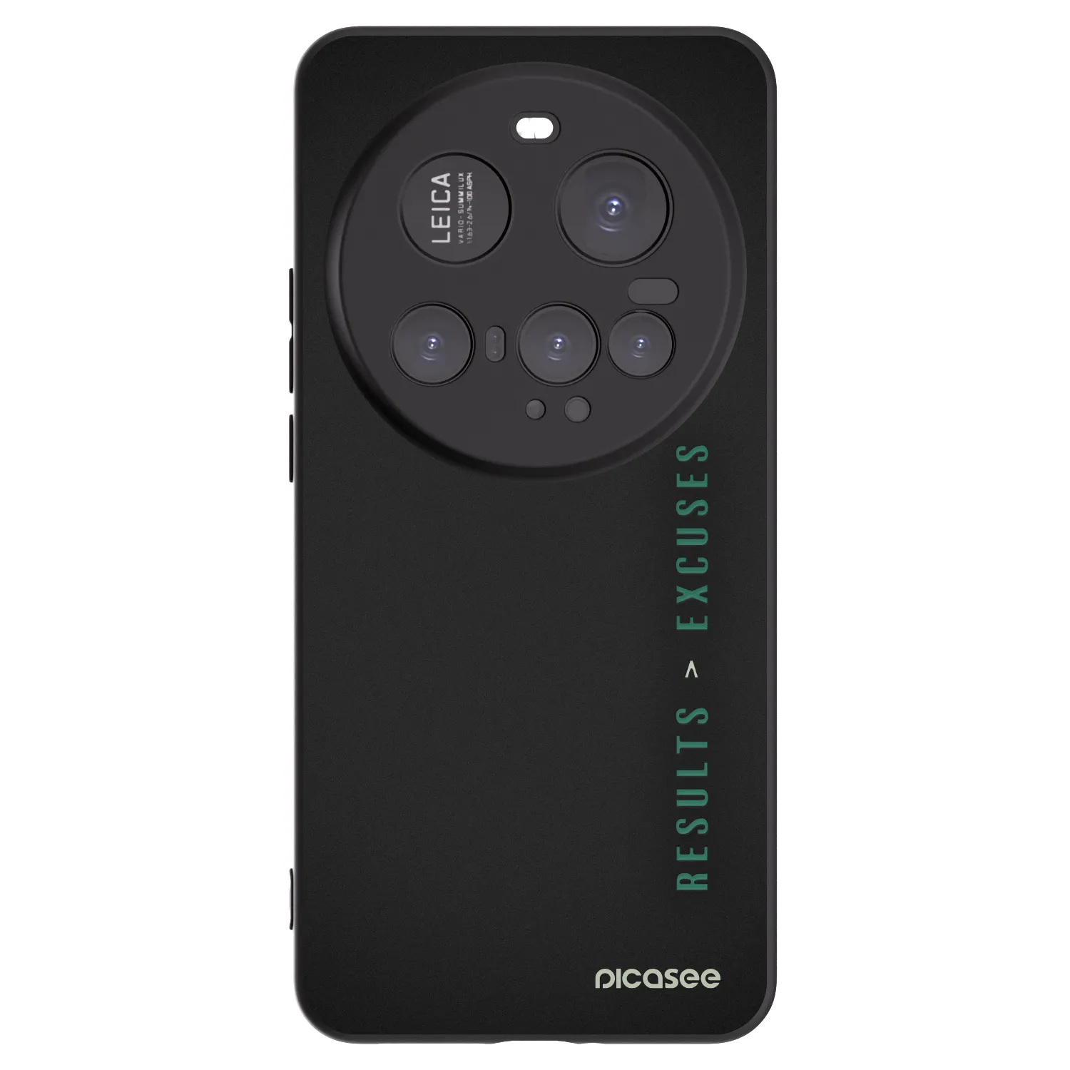 Picasee Μαύρη θήκη σιλικόνης για Xiaomi 15 Ultra - Results x Excuses