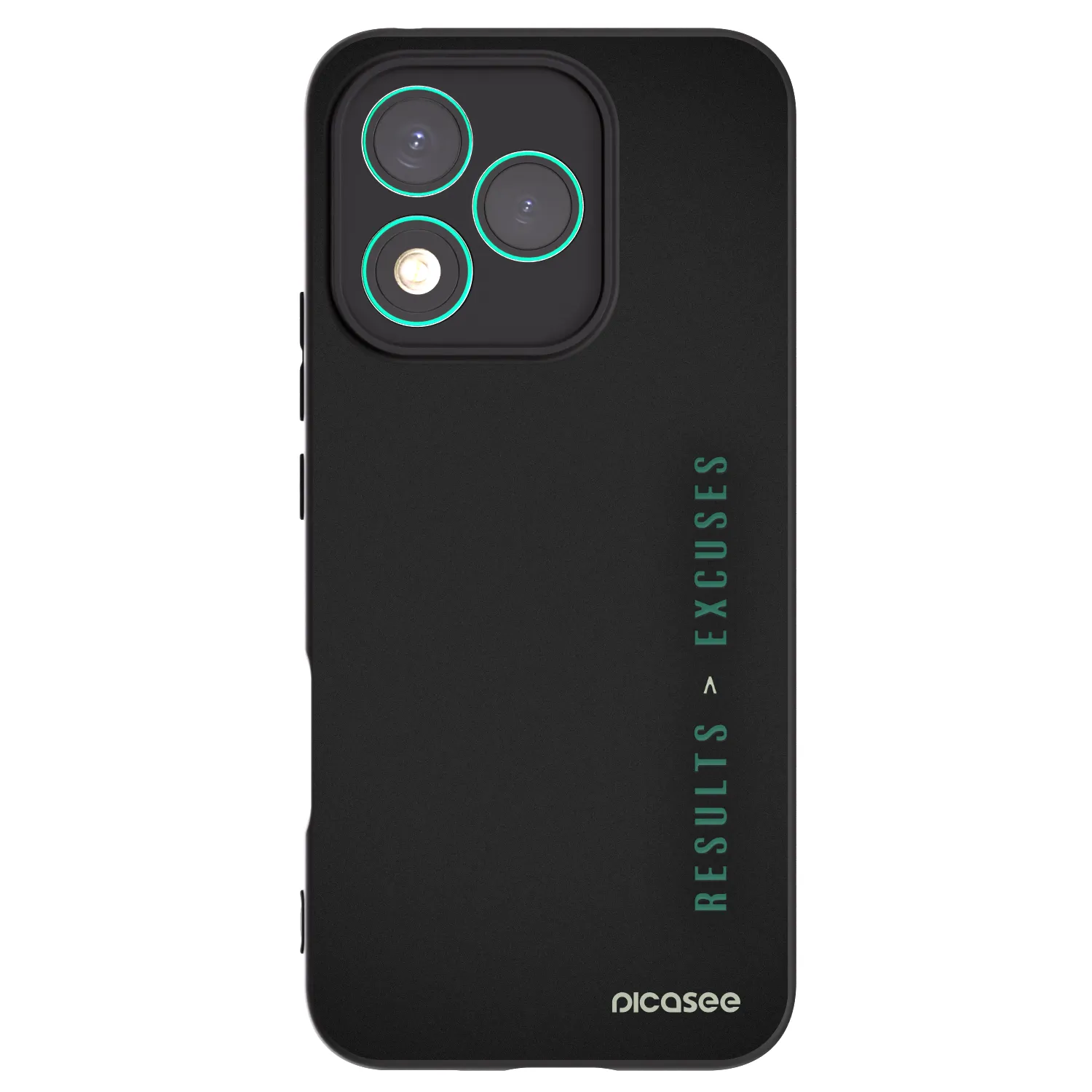 Picasee Μαύρη θήκη σιλικόνης για Honor 400 Lite 5G - Results x Excuses