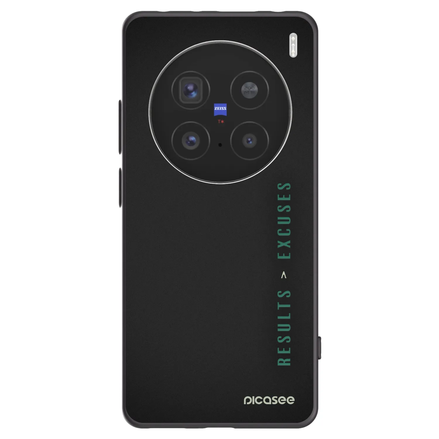 Picasee Μαύρη θήκη σιλικόνης για Vivo X200 Pro - Results x Excuses