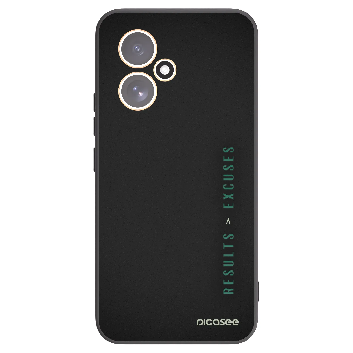 Picasee Μαύρη θήκη σιλικόνης για Honor 400 5G - Results x Excuses