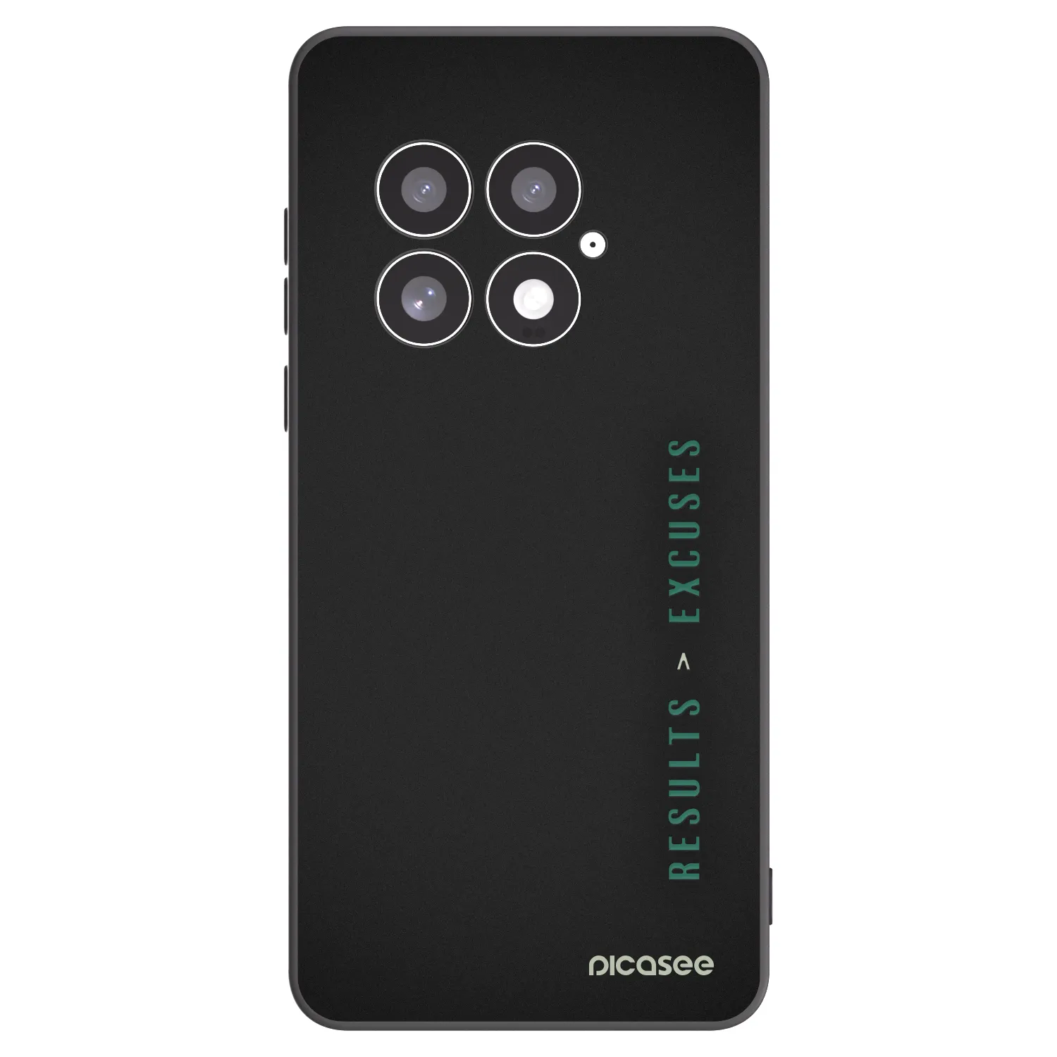 Picasee Μαύρη θήκη σιλικόνης για OnePlus 13 5G - Results x Excuses