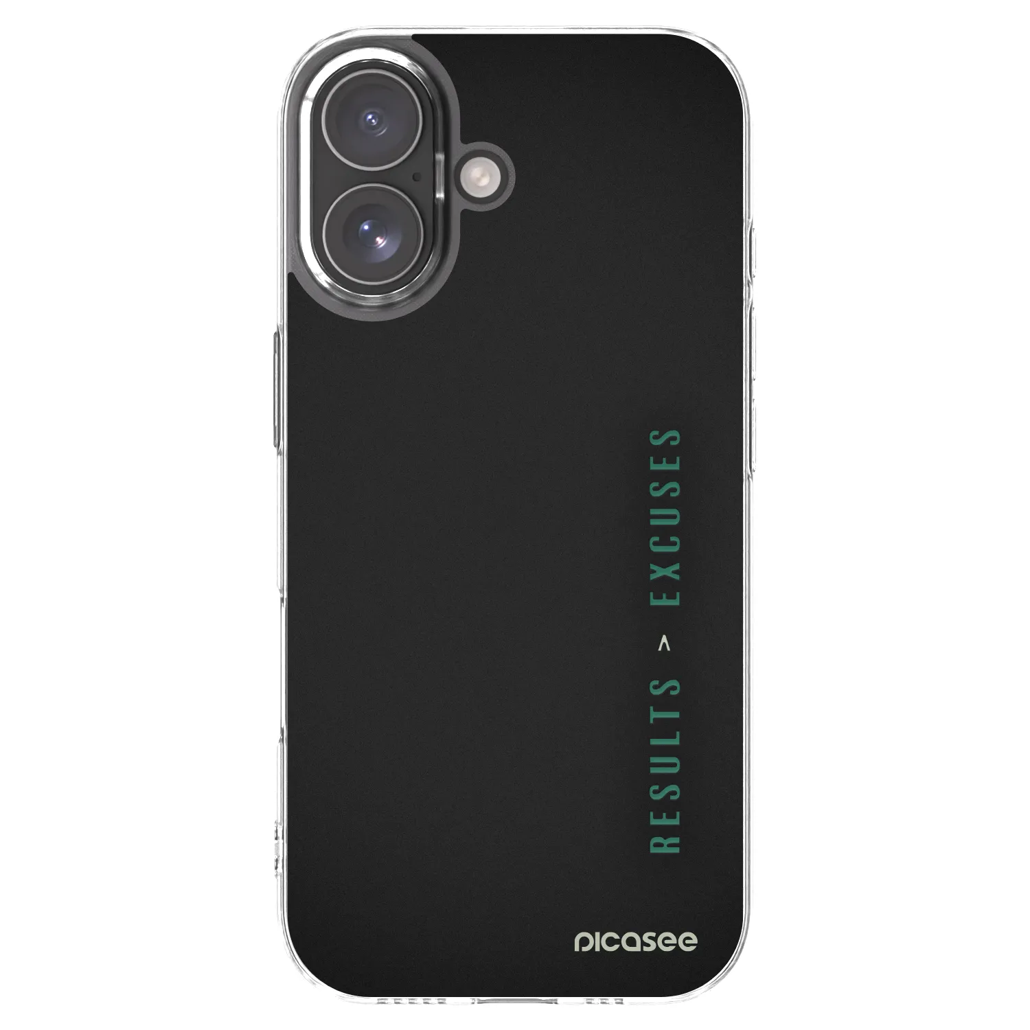 Picasee διαφανής θήκη σιλικόνης Apple iPhone 17 - Results x Excuses