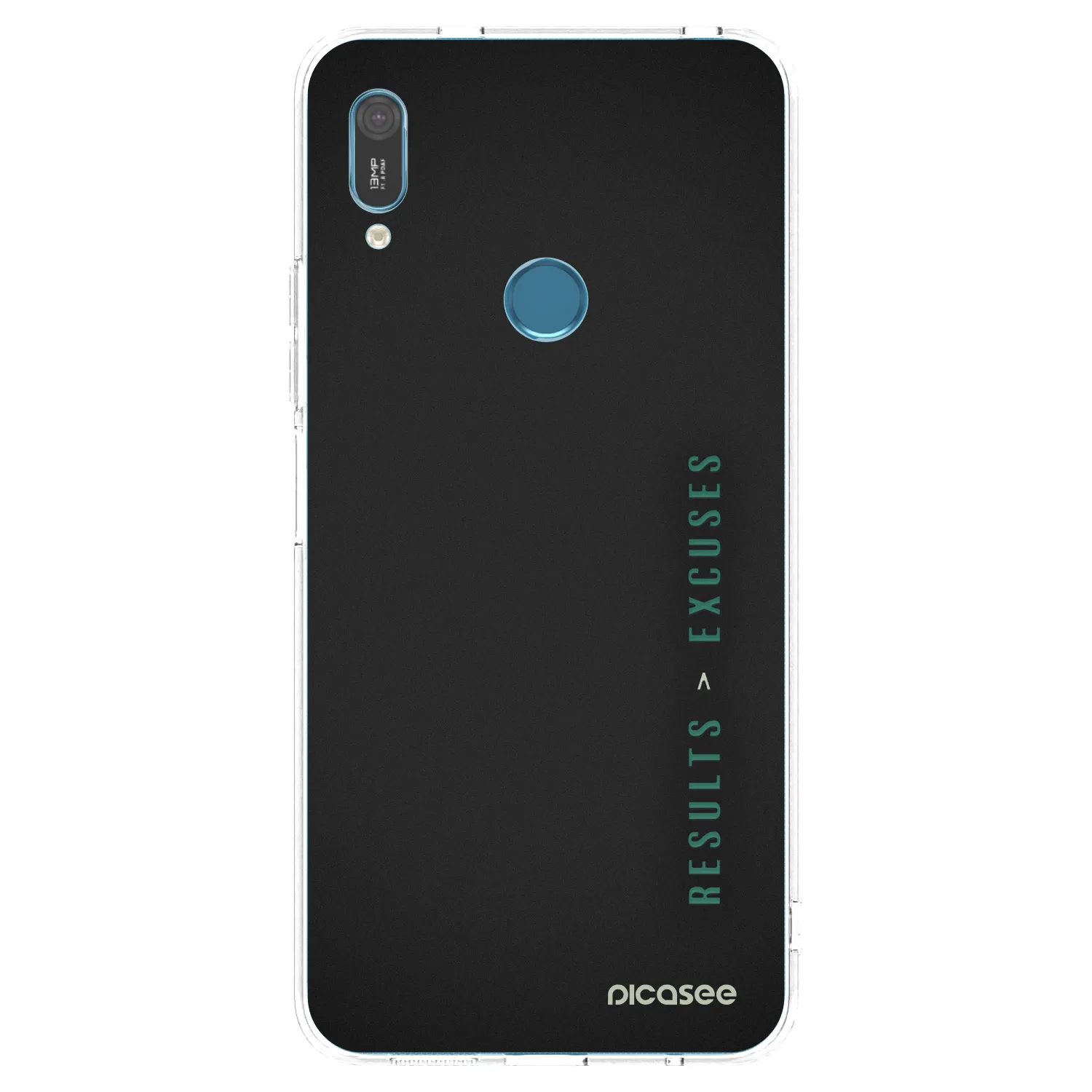 Picasee διαφανής θήκη σιλικόνης Huawei Y6 2019 - Results x Excuses