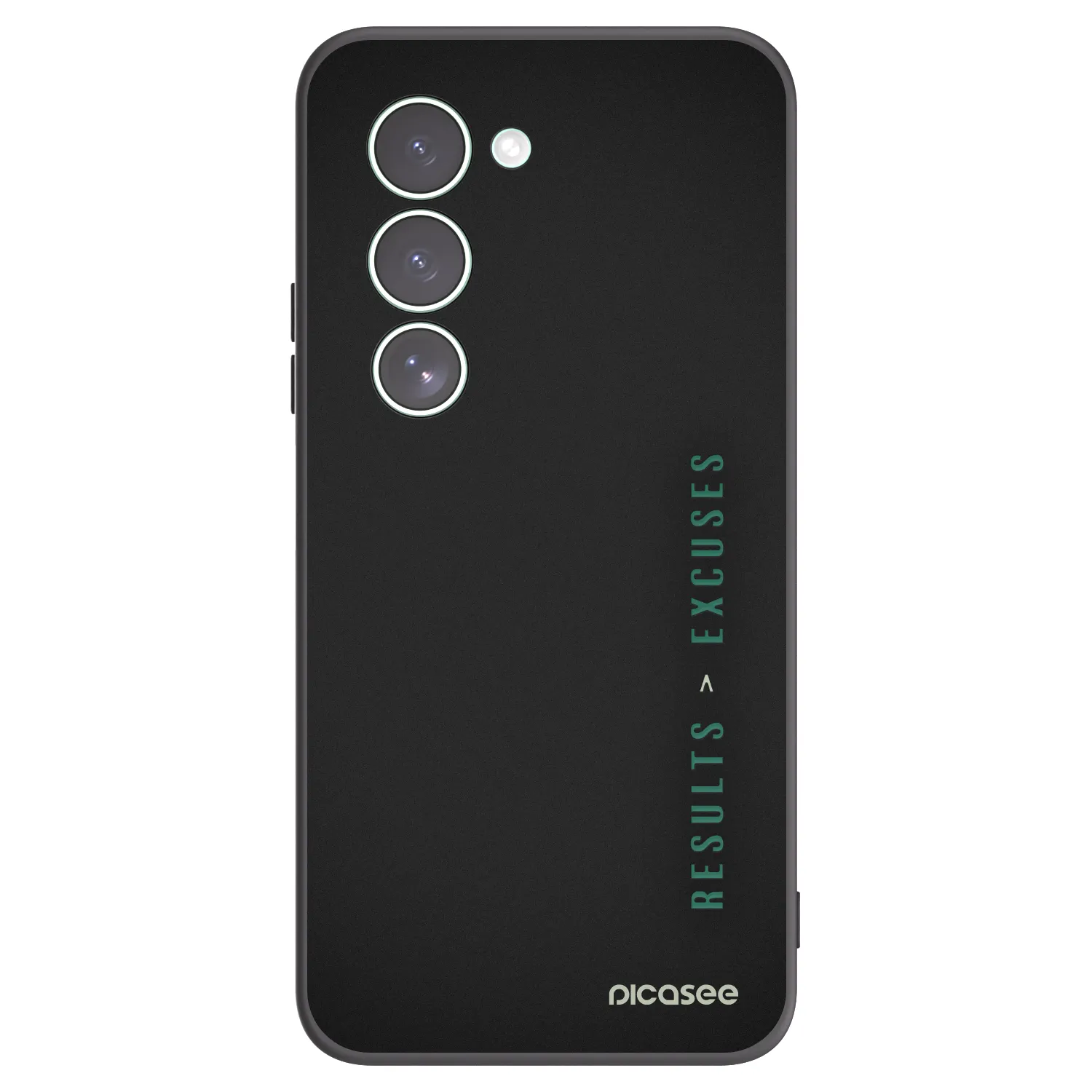 Picasee Μαύρη θήκη σιλικόνης για Xiaomi Redmi 15 5G - Results x Excuses
