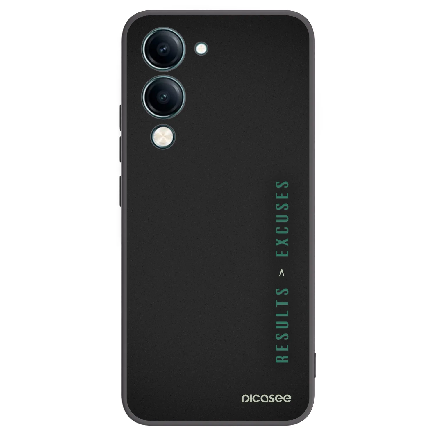 Picasee Μαύρη θήκη σιλικόνης για Vivo Y29s 5G - Results x Excuses