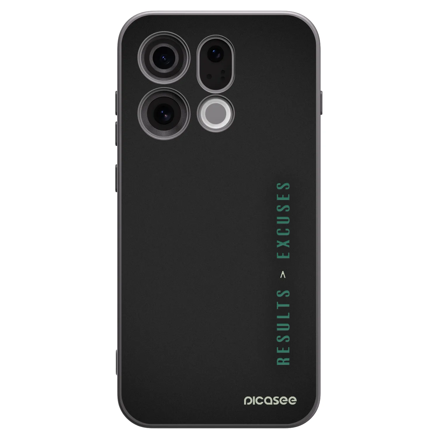 Picasee Μαύρη θήκη σιλικόνης για OPPO Find X9 - Results x Excuses