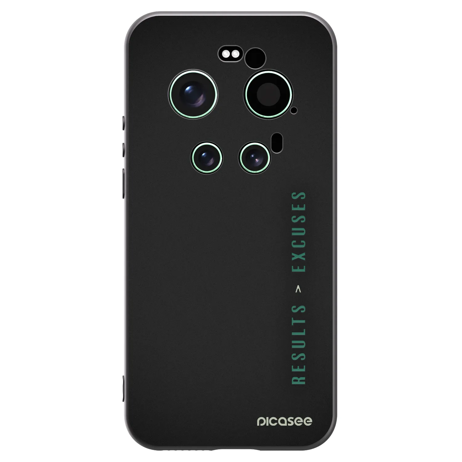 Picasee Μαύρη θήκη σιλικόνης για Xiaomi 17 Ultra - Results x Excuses