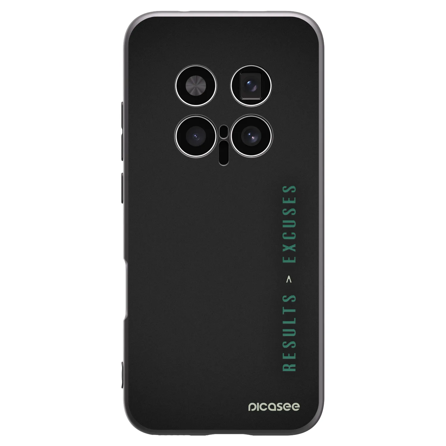 Picasee Μαύρη θήκη σιλικόνης για Honor Magic8 Pro 5G - Results x Excuses