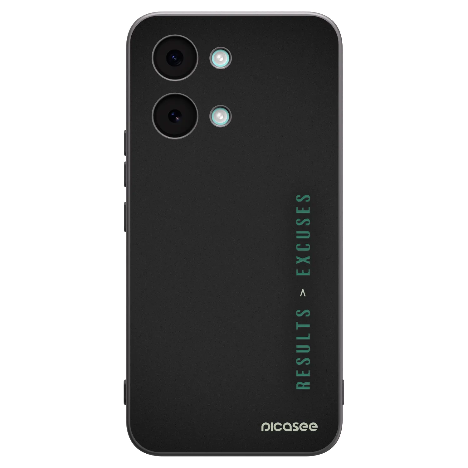 Picasee Μαύρη θήκη σιλικόνης για Xiaomi Poco X8 Pro Max - Results x Excuses