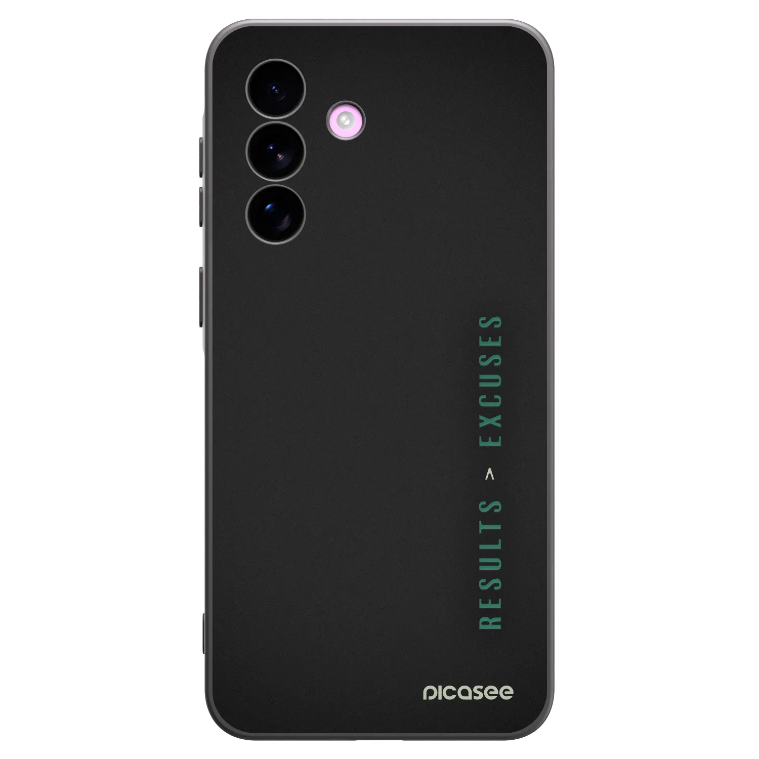 Picasee Μαύρη θήκη σιλικόνης για Samsung Galaxy A57 5G - Results x Excuses