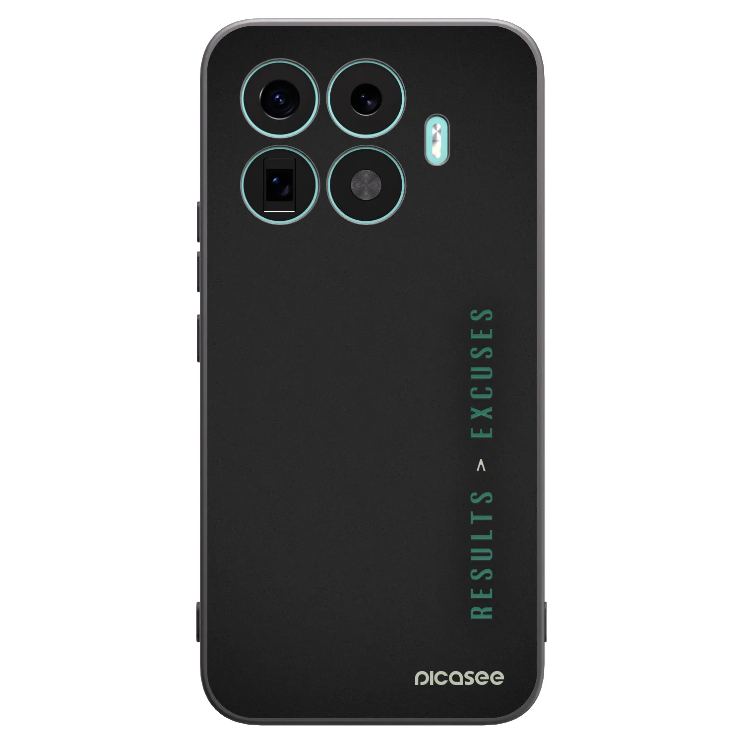 Picasee Μαύρη θήκη σιλικόνης για Xiaomi 17T Pro - Results x Excuses