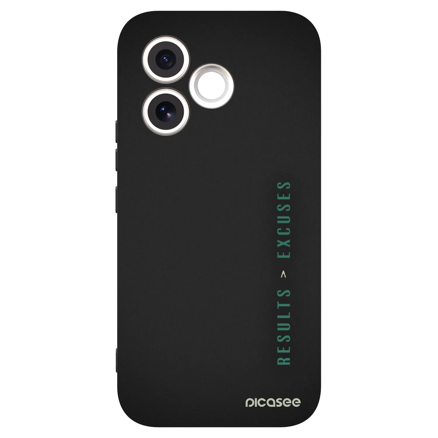 Picasee Μαύρη θήκη σιλικόνης για Honor 600 Lite - Results x Excuses