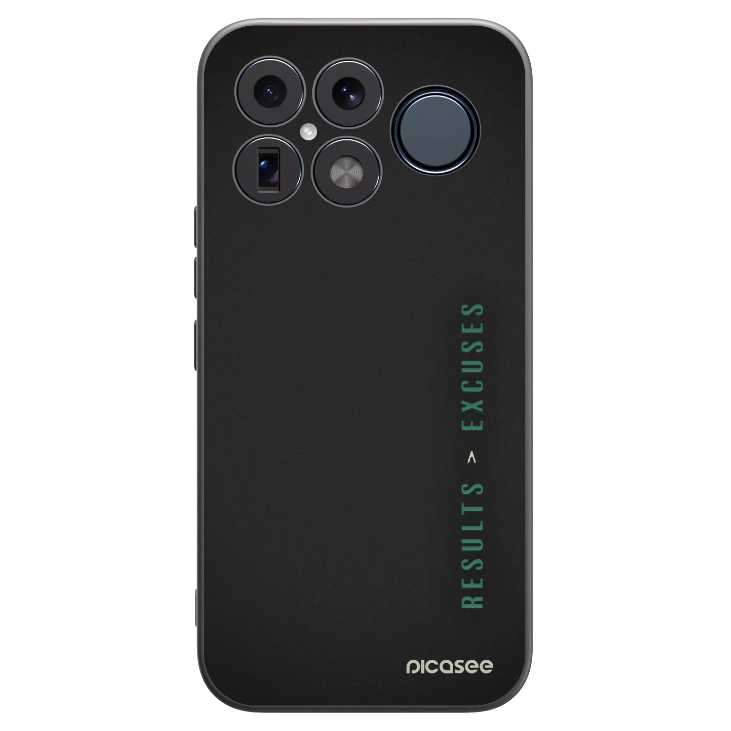 Picasee Μαύρη θήκη σιλικόνης για Xiaomi Poco F8 Ultra - Results x Excuses