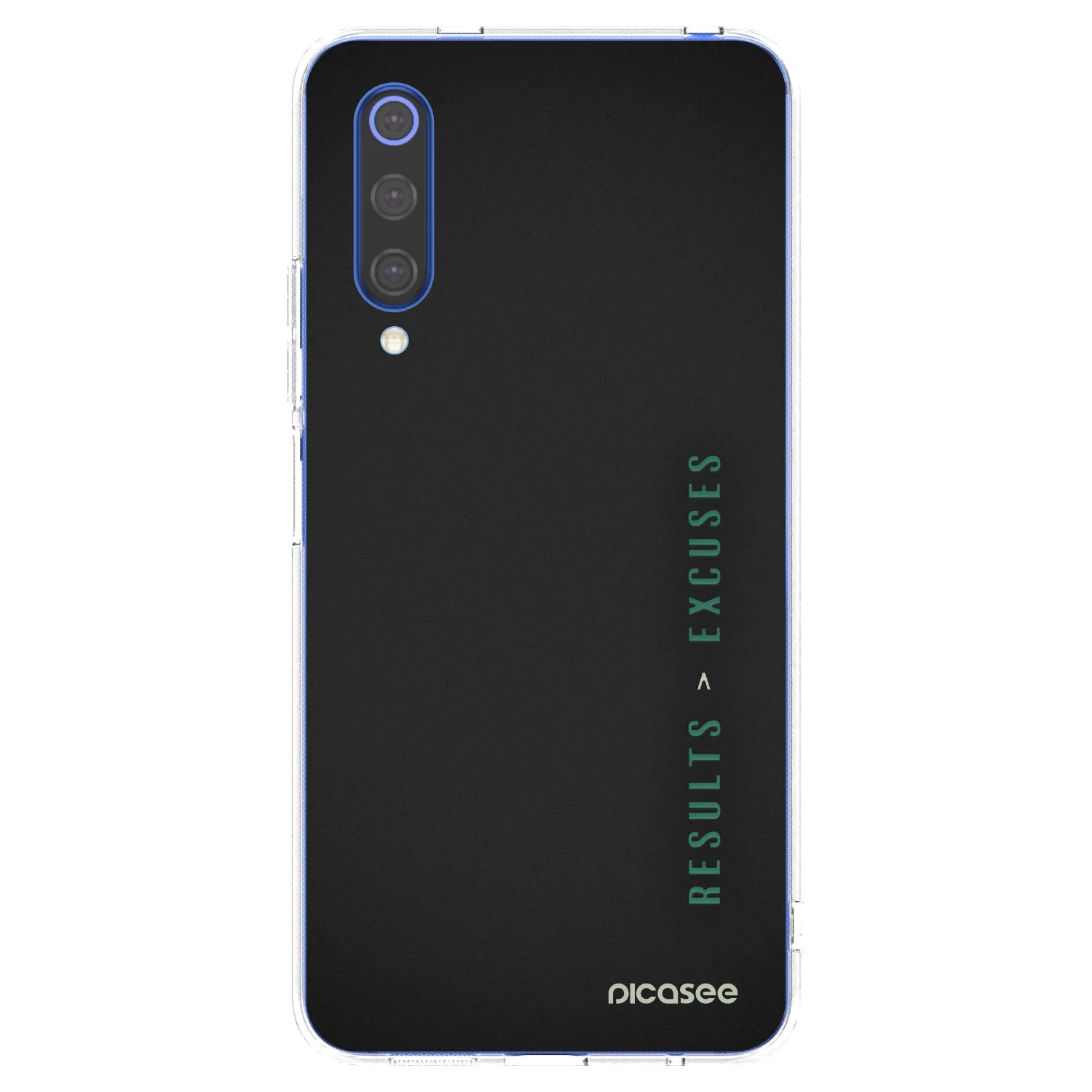 Picasee διαφανής θήκη σιλικόνης Xiaomi Mi 9 SE - Results x Excuses