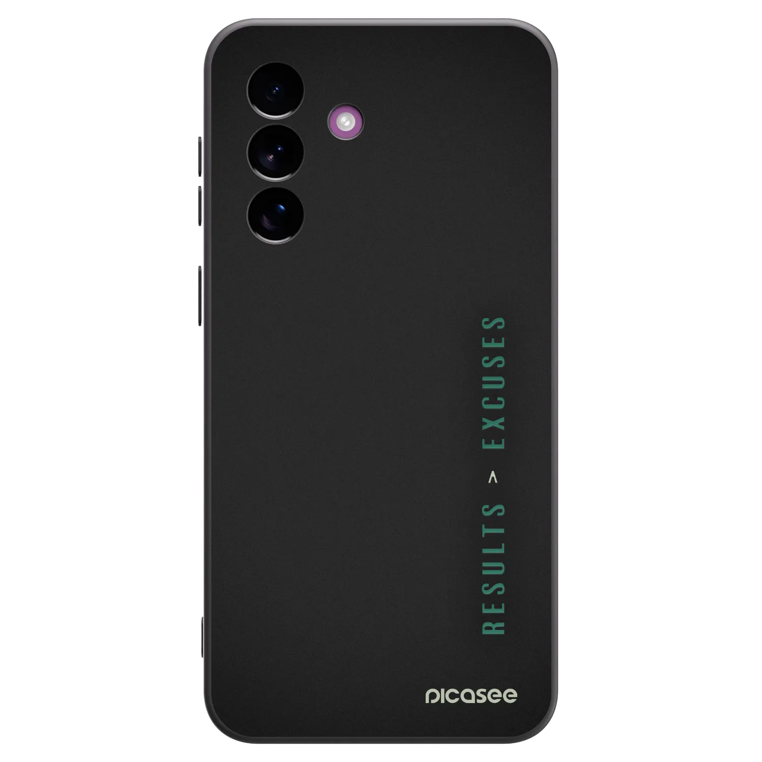Picasee Μαύρη θήκη σιλικόνης για Samsung Galaxy A37 - Results x Excuses