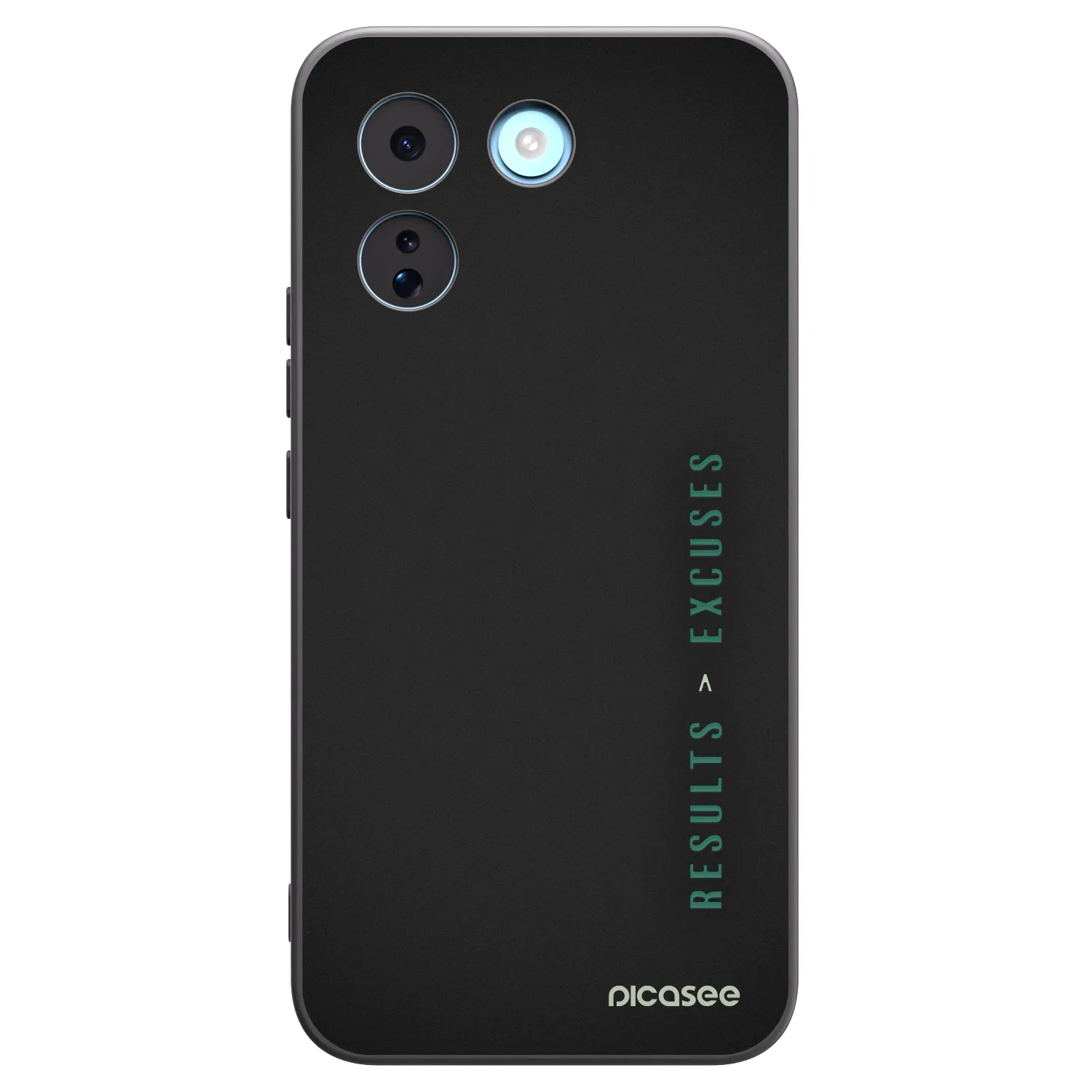 Picasee Μαύρη θήκη σιλικόνης για Xiaomi Redmi Note 17 Pro MAX 5G - Results x Excuses