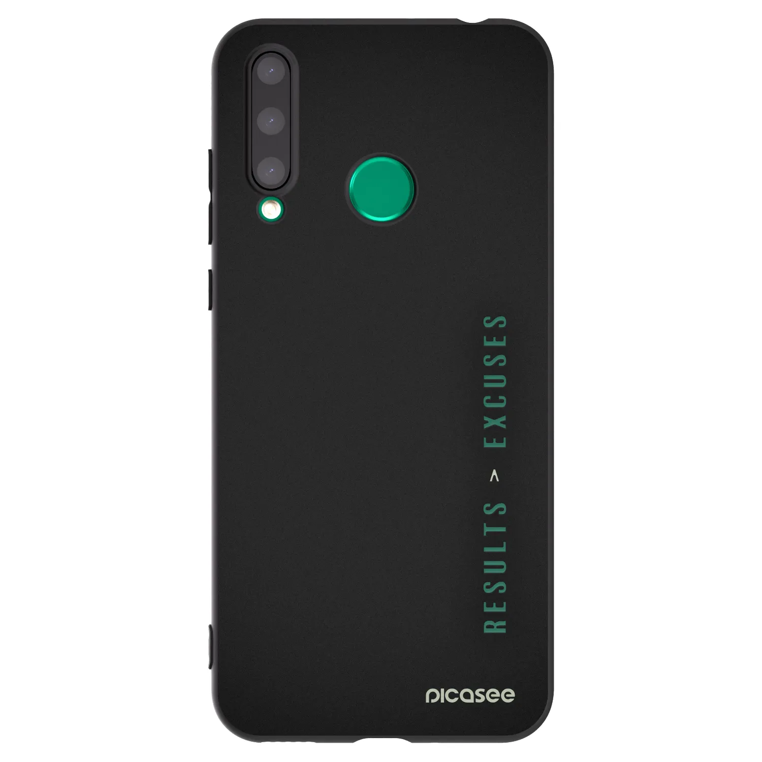 Picasee Μαύρη θήκη σιλικόνης για Honor 20 Lite - Results x Excuses