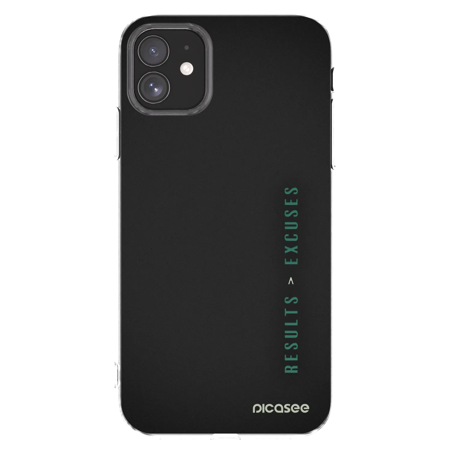 Picasee διαφανής θήκη σιλικόνης Apple iPhone 11 - Results x Excuses