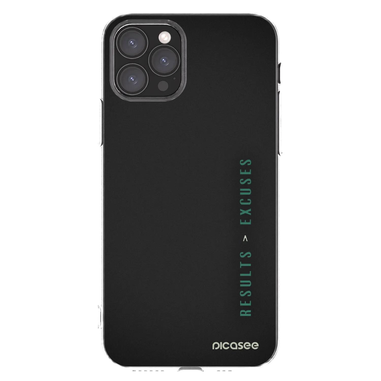 Picasee διαφανής θήκη σιλικόνης Apple iPhone 11 Pro - Results x Excuses