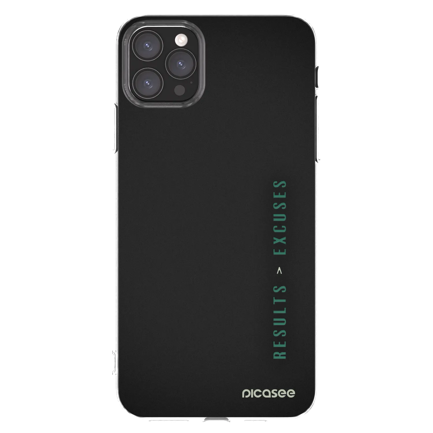 Picasee διαφανής θήκη σιλικόνης Apple iPhone 11 Pro Max - Results x Excuses