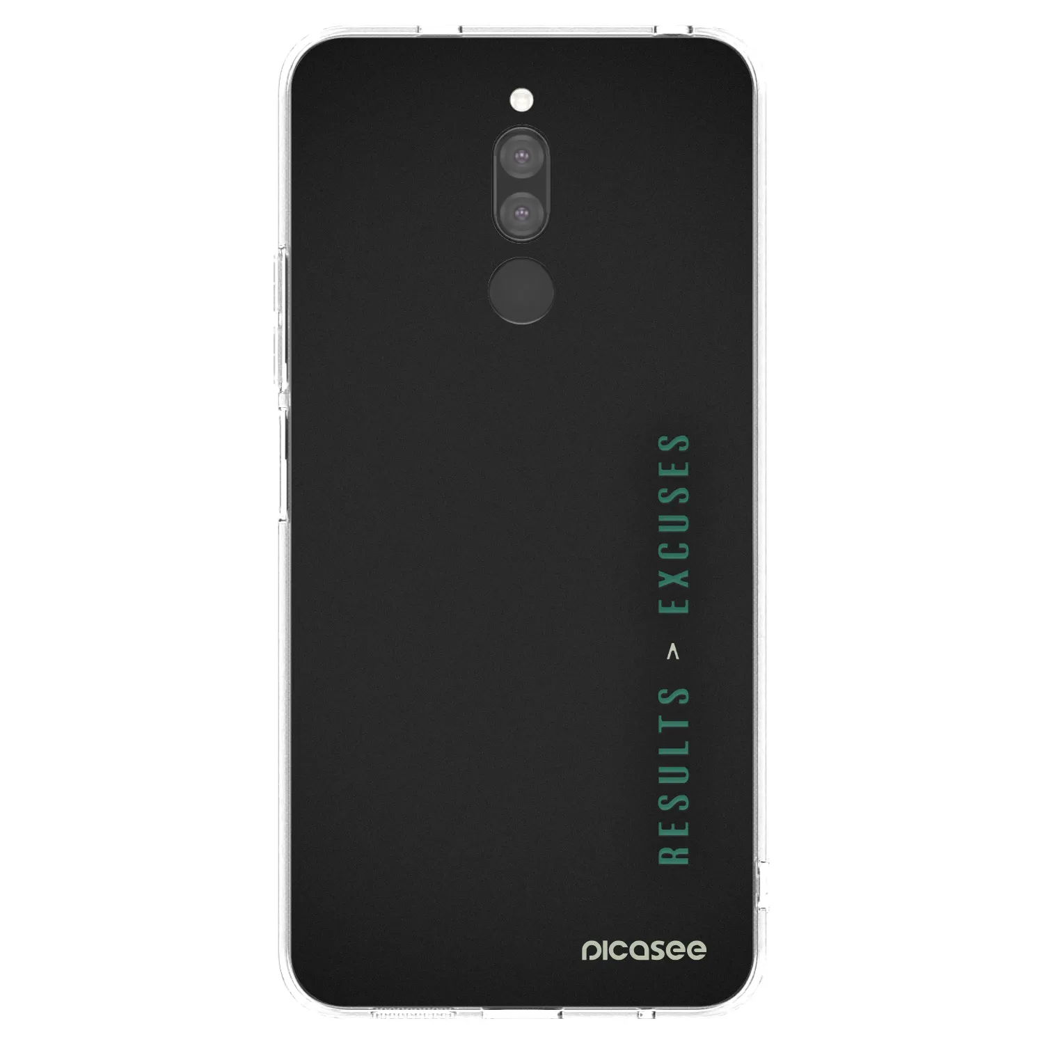 Picasee διαφανής θήκη σιλικόνης Xiaomi Redmi 8 - Results x Excuses