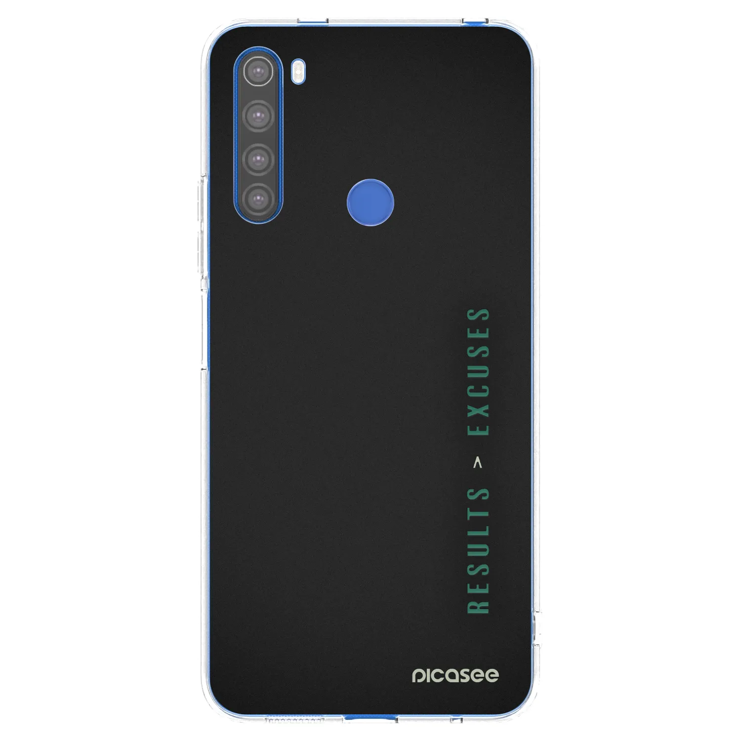 Picasee διαφανής θήκη σιλικόνης Xiaomi Redmi Note 8T - Results x Excuses