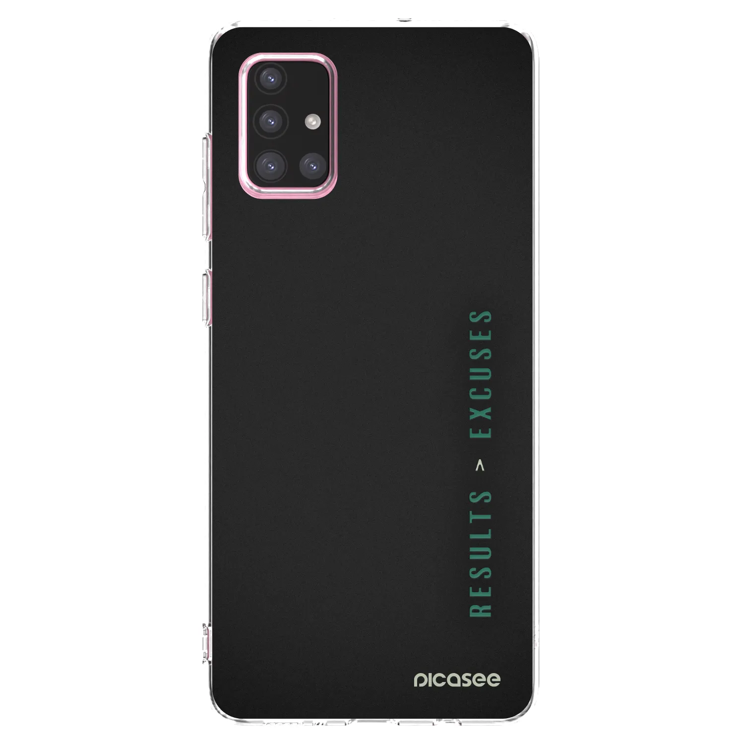 Picasee διαφανής θήκη σιλικόνης Samsung Galaxy A71 A715F - Results x Excuses