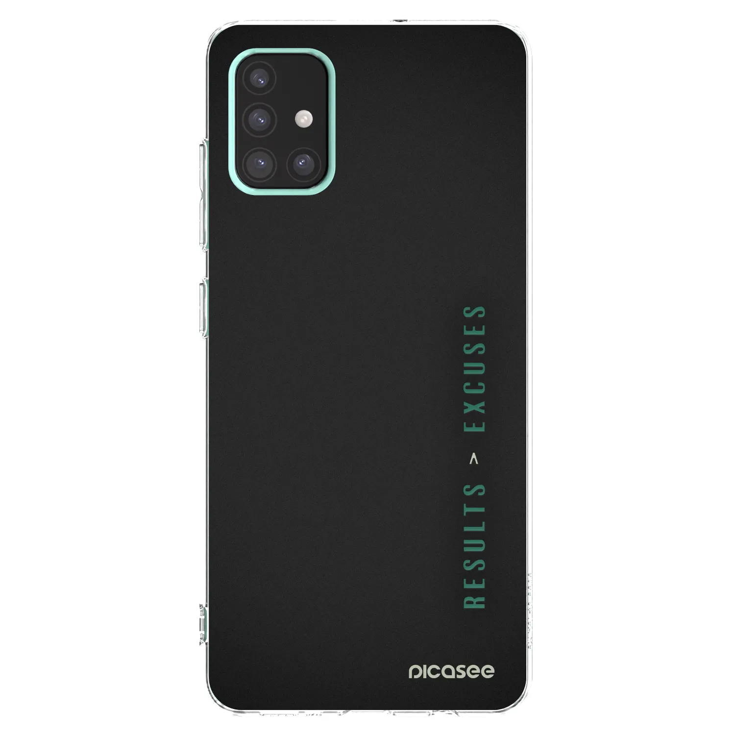 Picasee διαφανής θήκη σιλικόνης Samsung Galaxy A51 A515F - Results x Excuses