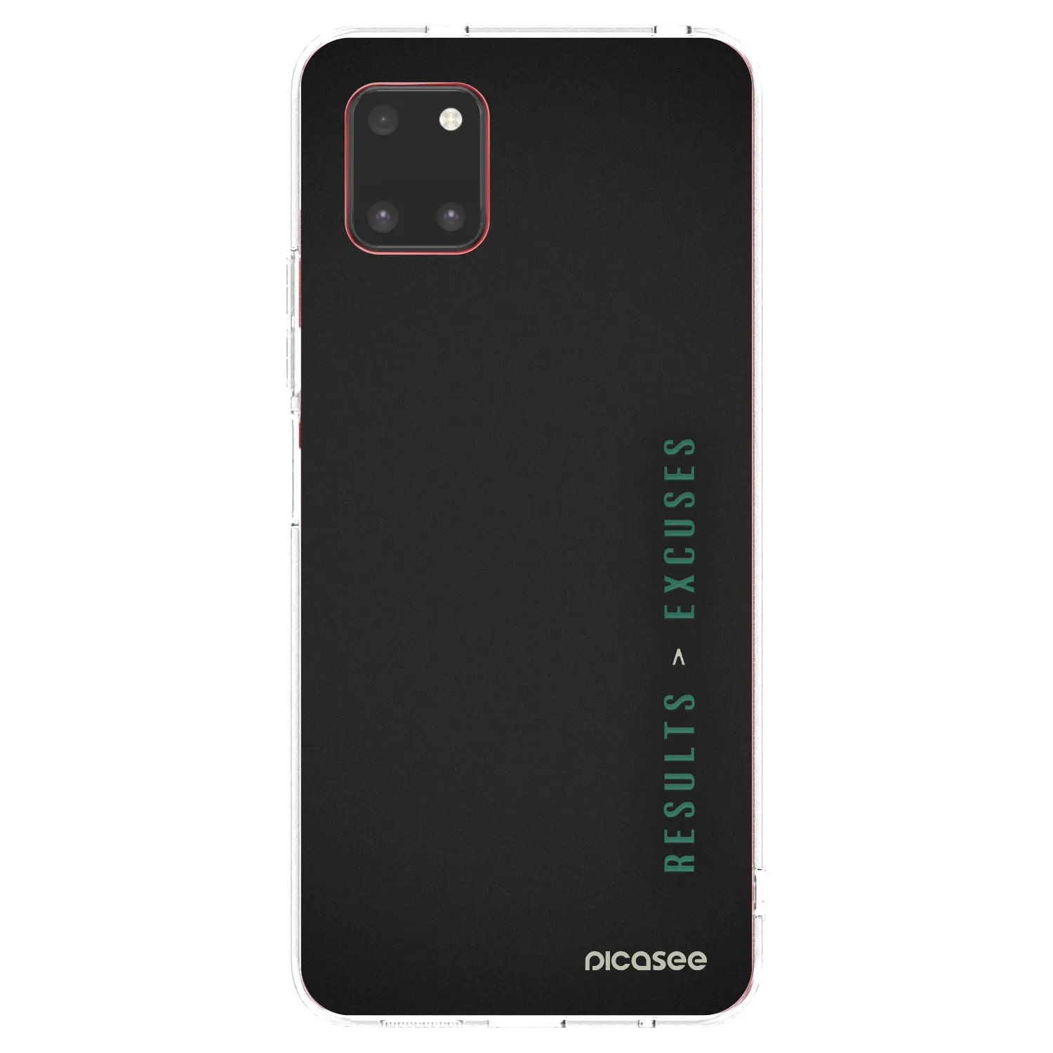 Picasee διαφανής θήκη σιλικόνης Samsung Galaxy Note 10 Lite N770F - Results x Excuses