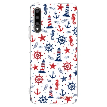 Picasee διαφανής θήκη σιλικόνης Honor 9X Pro - Sailor Vibes