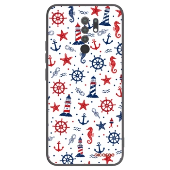 Picasee Μαύρη θήκη σιλικόνης για Xiaomi Redmi 9 - Sailor Vibes