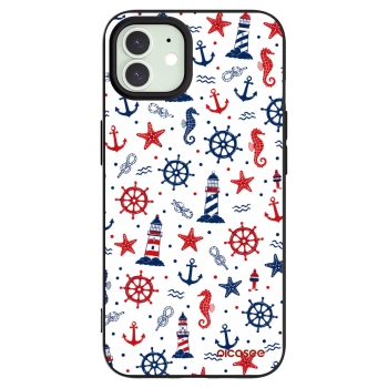 Picasee Μαύρη θήκη σιλικόνης για Apple iPhone 12 - Sailor Vibes
