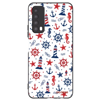 Picasee Μαύρη θήκη σιλικόνης για Huawei P Smart 2021 - Sailor Vibes