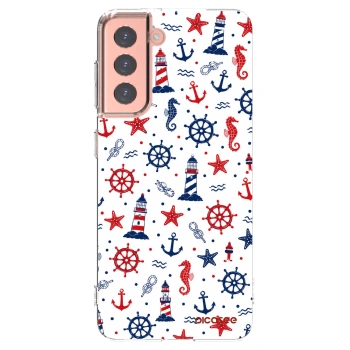 Picasee διαφανής θήκη σιλικόνης Samsung Galaxy S21 5G G991B - Sailor Vibes