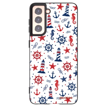 Picasee Μαύρη θήκη σιλικόνης για Samsung Galaxy S21 5G G991B - Sailor Vibes