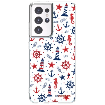 Picasee διαφανής θήκη σιλικόνης Samsung Galaxy S21 Ultra 5G G998B - Sailor Vibes